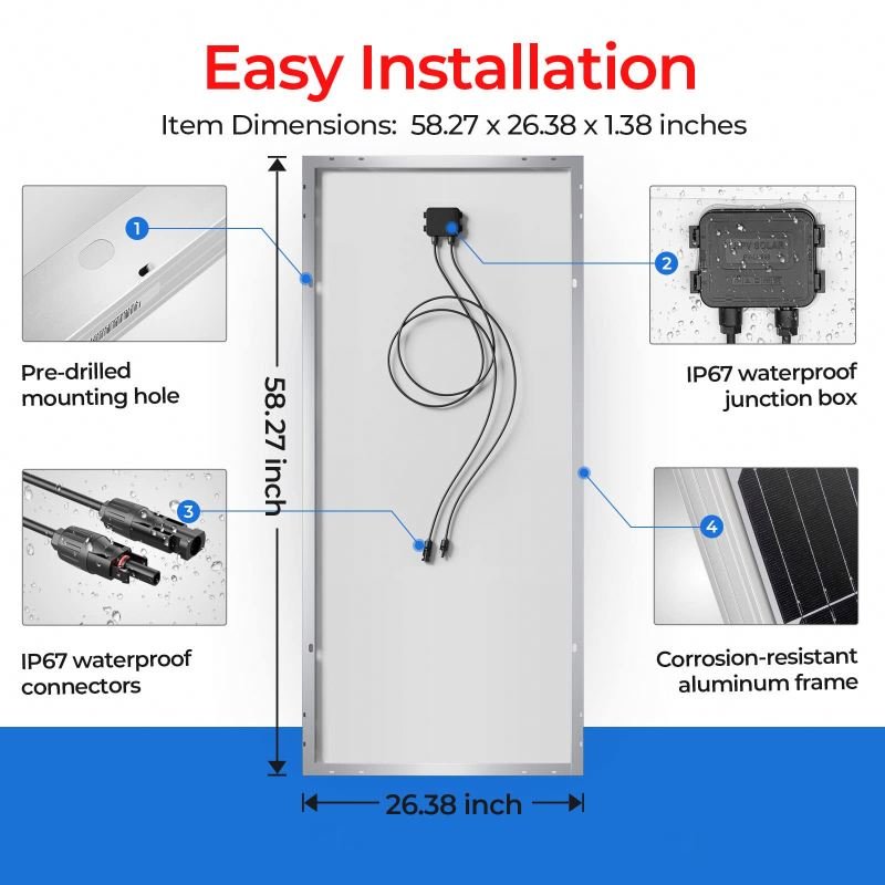 350w 450 500 600 650w 700 800 1000 watt solar panels price paneles-solares-1000-watts 550 watts 800w