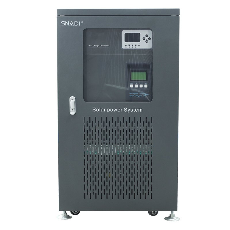 SNAT 8Kw 50A 96V 220V Single Phase Off Grid Hybrid Solar Power Inverter With Charge Controller Pure Sine Wave Inverter