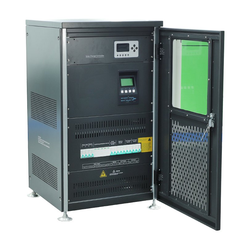 SNAT 8Kw 50A 96V 220V Single Phase Off Grid Hybrid Solar Power Inverter With Charge Controller Pure Sine Wave Inverter