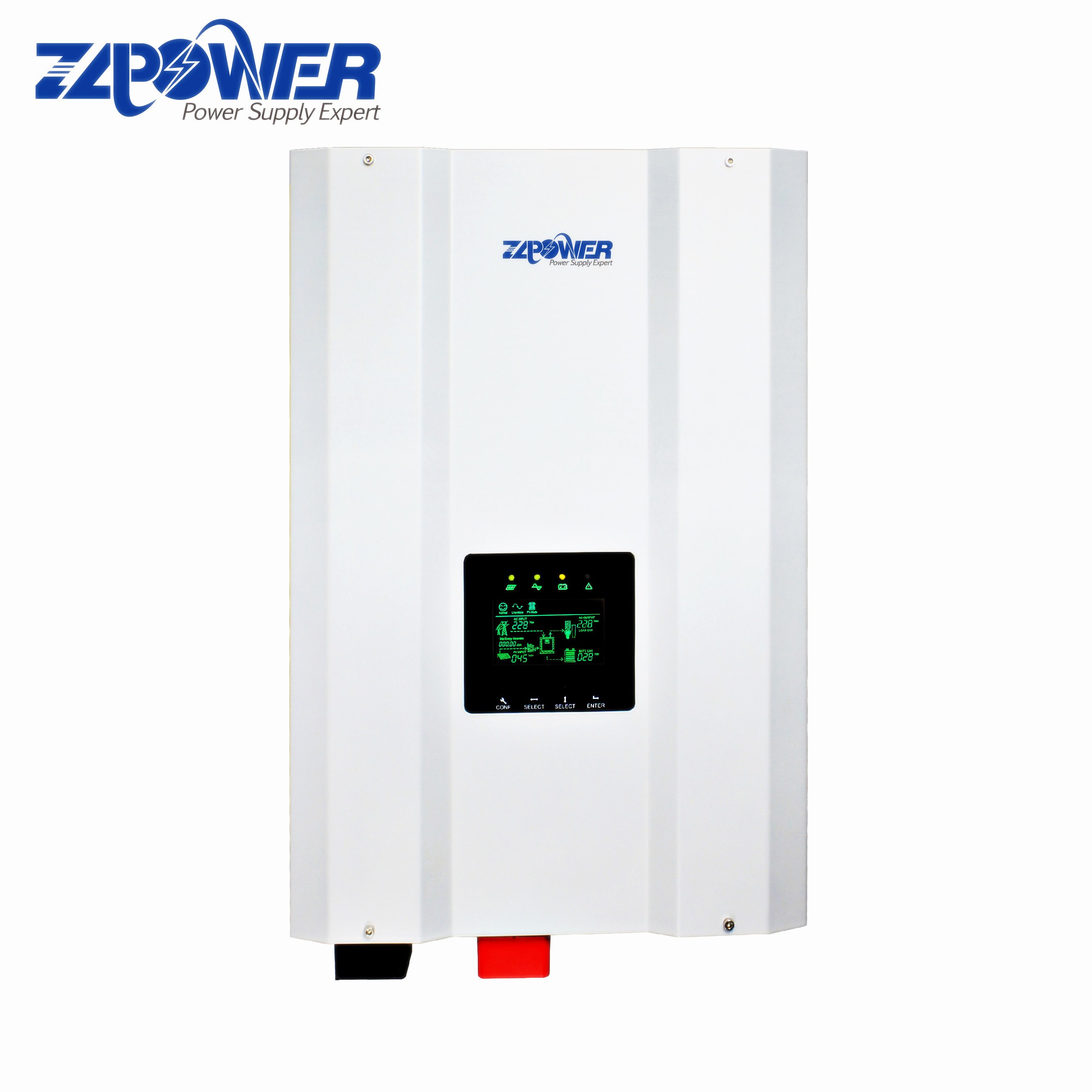 Split Phase 15kva 12kw Inverter Built in 60A 120A Mppt Off Grid Hybrid Solar Inverter