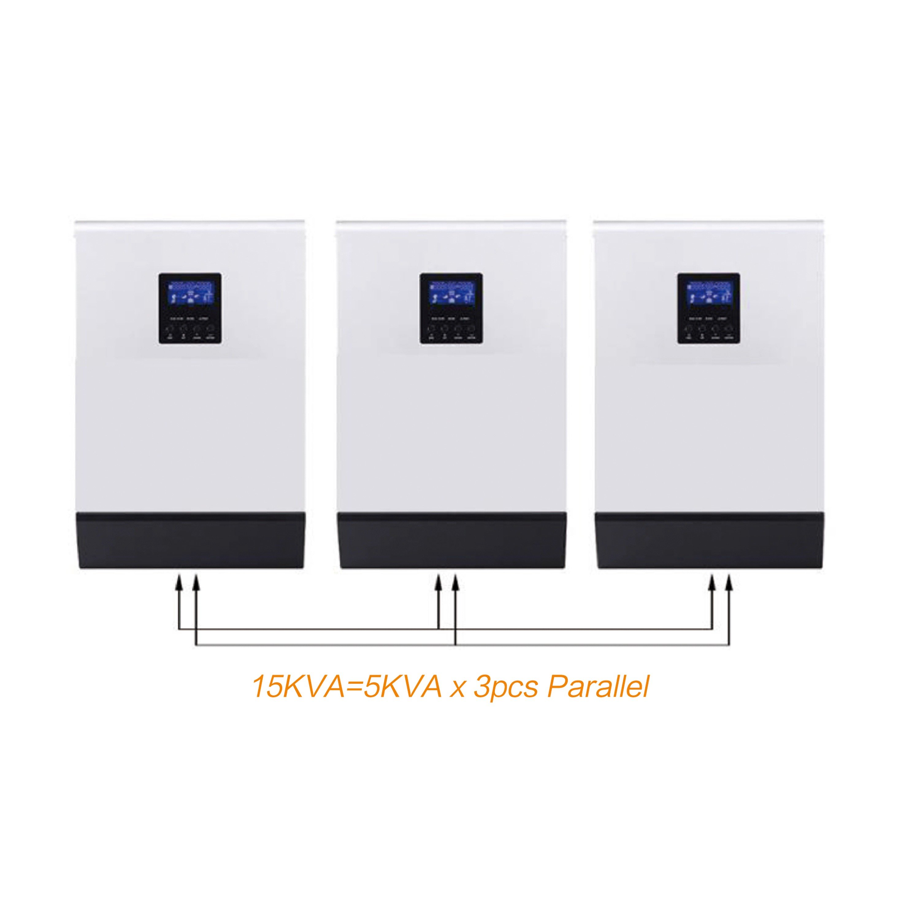 Hybrid Solar Inverter Mppt Solar Hybrid Inverter 5000w Ouyad 48v Battery Parallel Single Phase Off Grid 4000W Pure Sin Wave 13kg