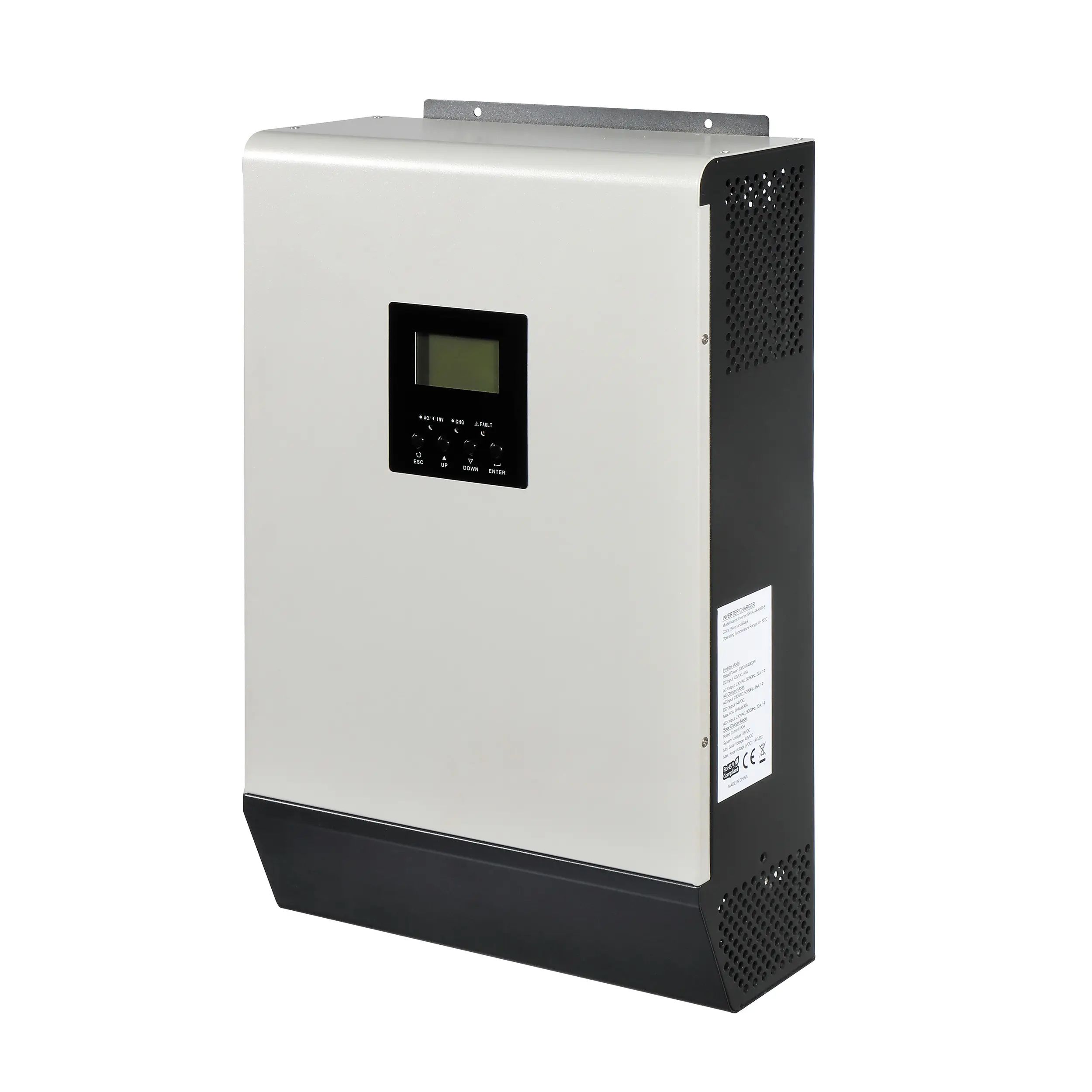 Hybrid Solar Inverter Mppt Solar Hybrid Inverter 5000w Ouyad 48v Battery Parallel Single Phase Off Grid 4000W Pure Sin Wave 13kg