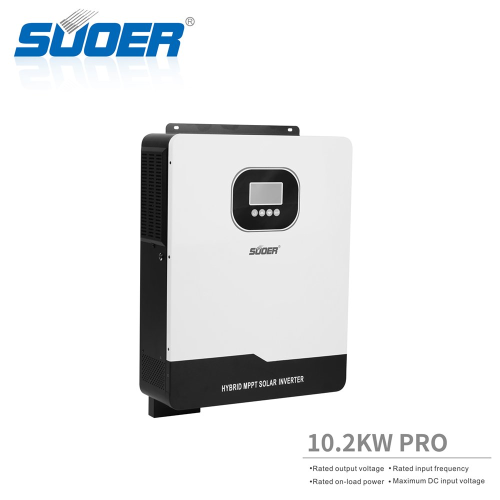 SUOER Residential on Off Grid Solar Energy System Home single Phase 10kw Solar Inverter Hybrid