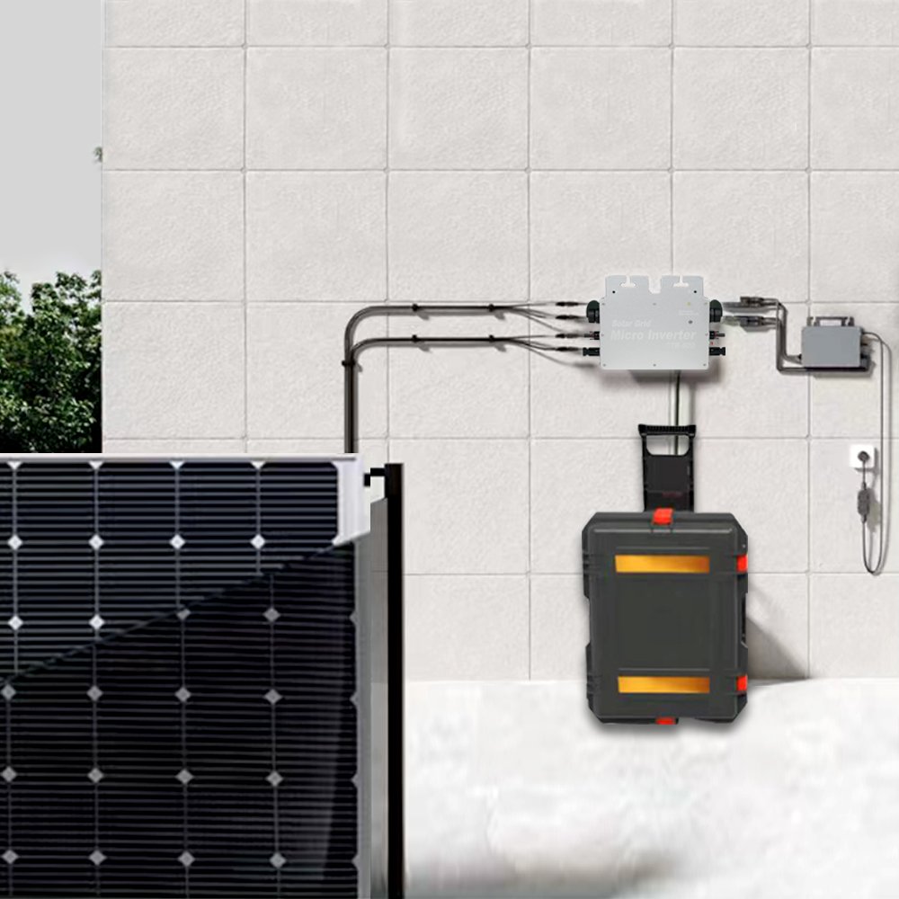 On Grid Micro Solar Inverter Photovoltaic Grid Connected Micro Solar Inverter Solar Power System 600W 800W 1000W