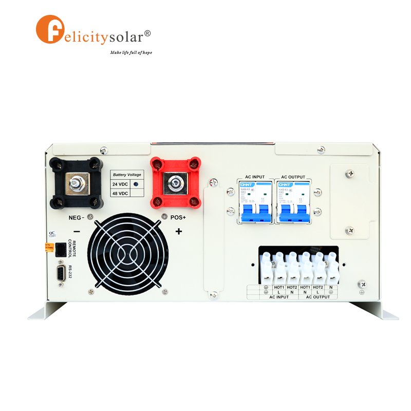 Felicity solar inverter 220VAC 3.5KVA 24V off grid low frequency split phase inverter for home