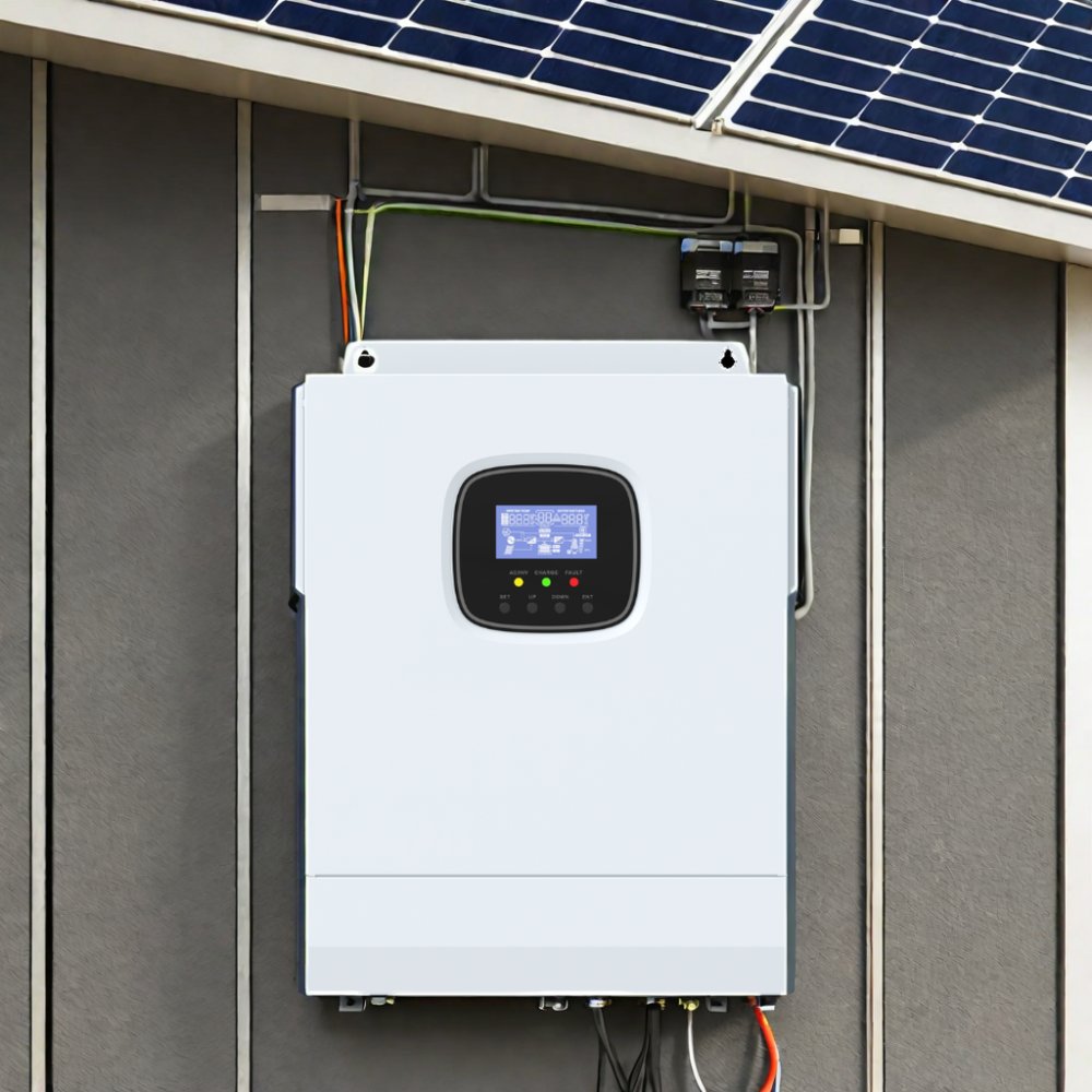 Pure Sine Wave 5KW 48V Solar Inverter Hybrid DC to AC Transfer 110V 120Vac Output Voltage with Max PV Input 500V