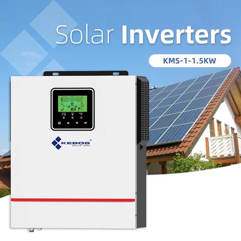 KEBOS KMS-1500-24 MPPT 120A Solar Power charge Equipment DC To AC off Grid Household Solar Inverter for Solar Power System