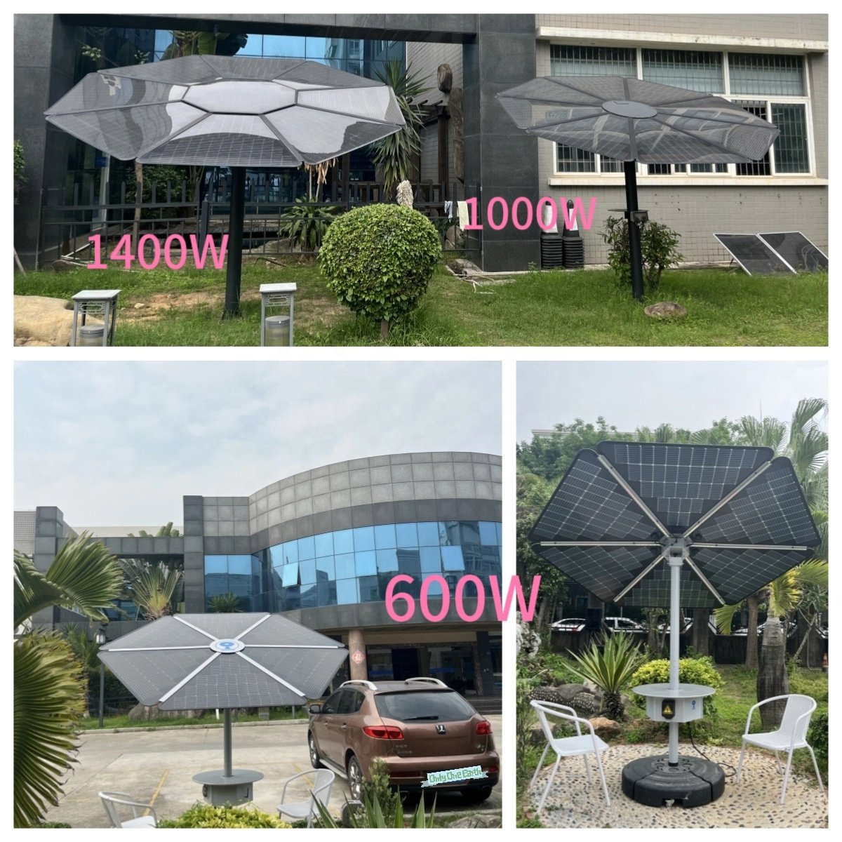 Hot Sale Outdoor Sunflower MPPT 1000 Watt Complete Solar Flower System for Home Photovoltaic Solar System