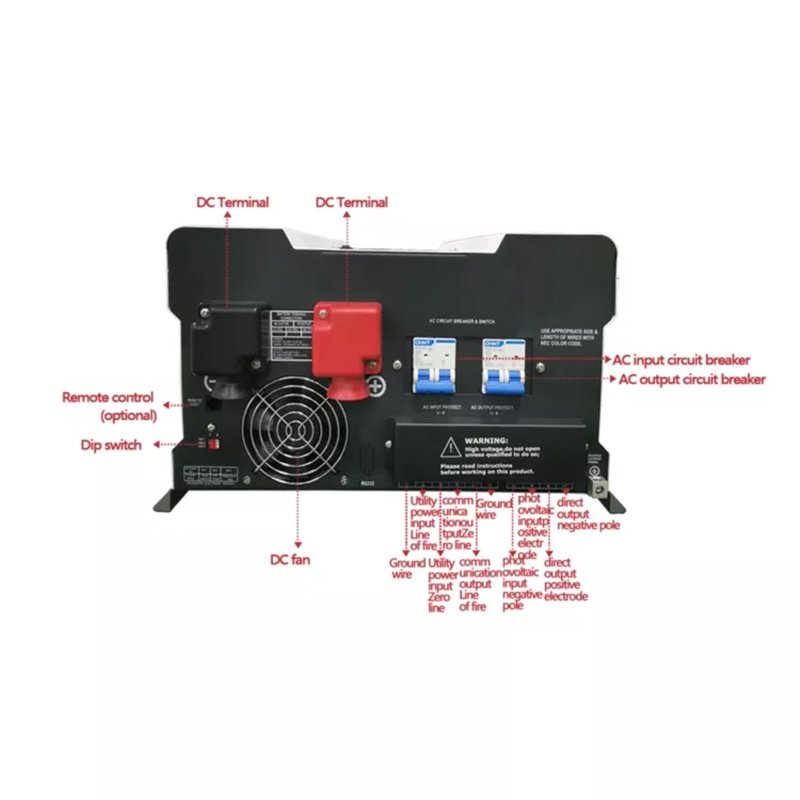 Newest Technology 1000W 2000W 3000W solar inverter mppt off grid Single phase Inverter For Power Station