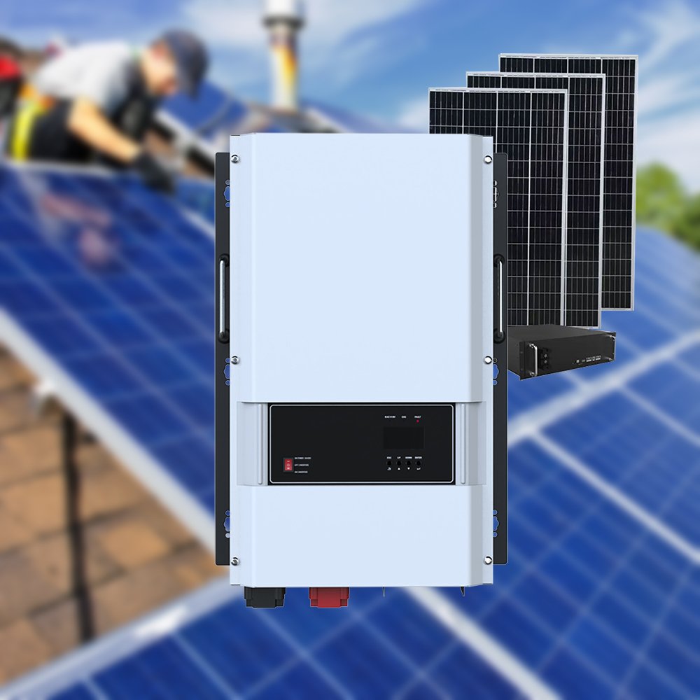Low frequency solar inverter 48VDC off-grid energy storage 6kw hybrid inverter AC output