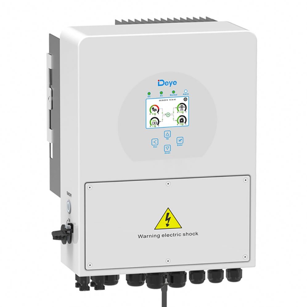 Dawnice Deye 5kw Grid Tie Hybrid Solar Inverter Top Efficiency European Version Three Phase Mppt