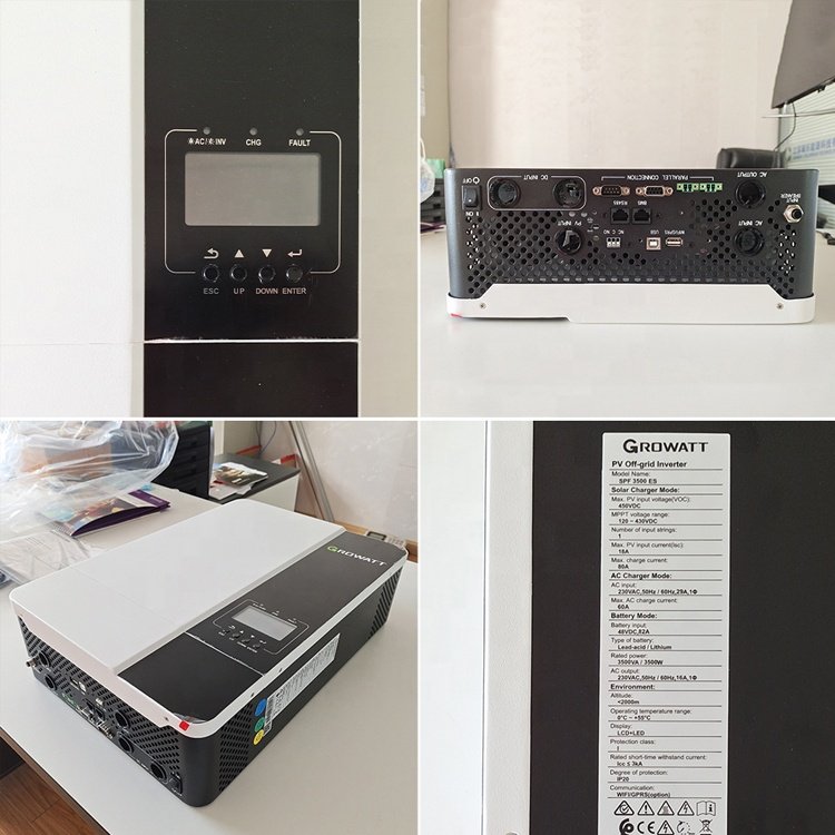 Ready Stock Solar Energy Products Growatt SPF 5000ES Off-grid 5KW Single Phase Solar Inverter With WiFi For Green Energy