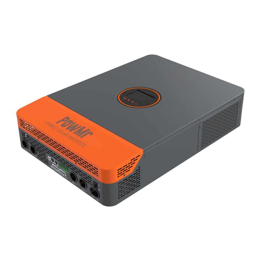 PowMr Off/on grid Inverter 5KW 10KW 8KW 12KW Hybrid Solar Inverter 48Vdc 110Vac 230Vac MPPT Hybrid Solar Inverter