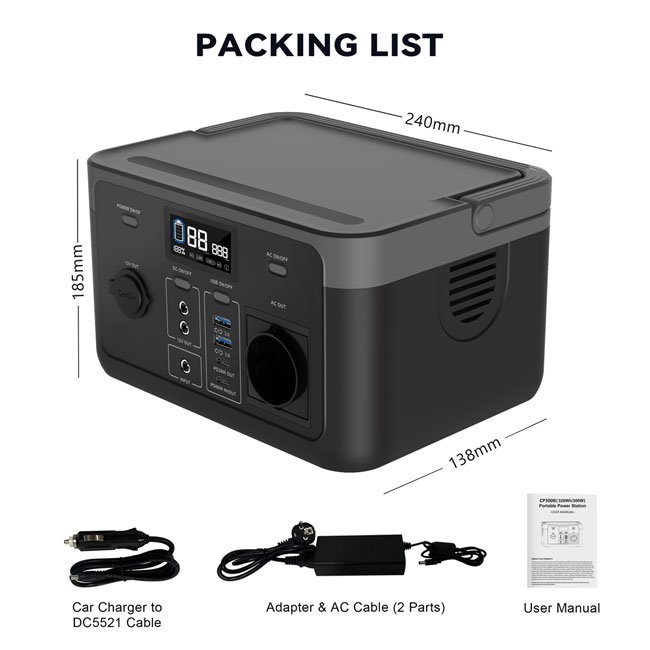 Manufacturer OEM Solar Charging Power Station Super Fast-charging Rechargeable Portable Power Station