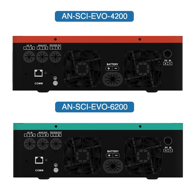 Anern 5kw 6kw mppt hybrid solar inverter