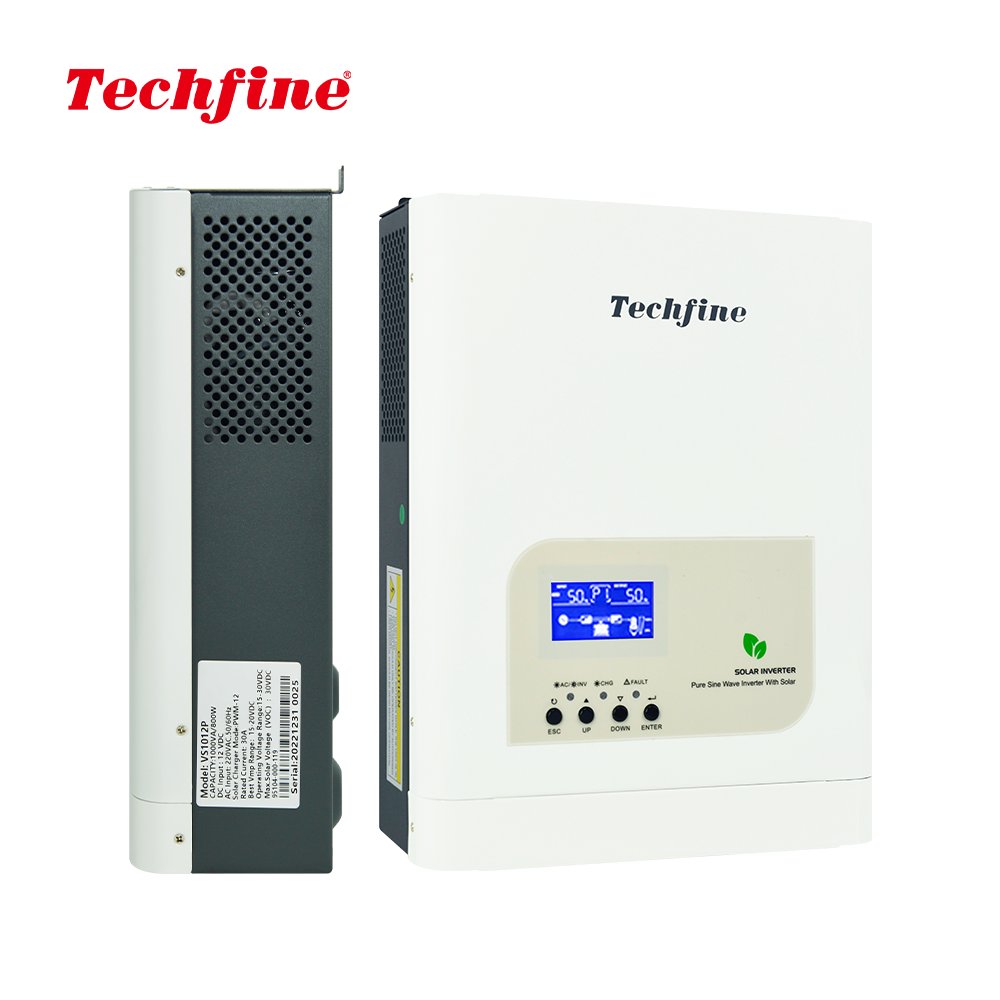 Techfine Low Frequency Pure Sine Wave 1KVA 1.5KVA 2KVA 800W Solar Inverter
