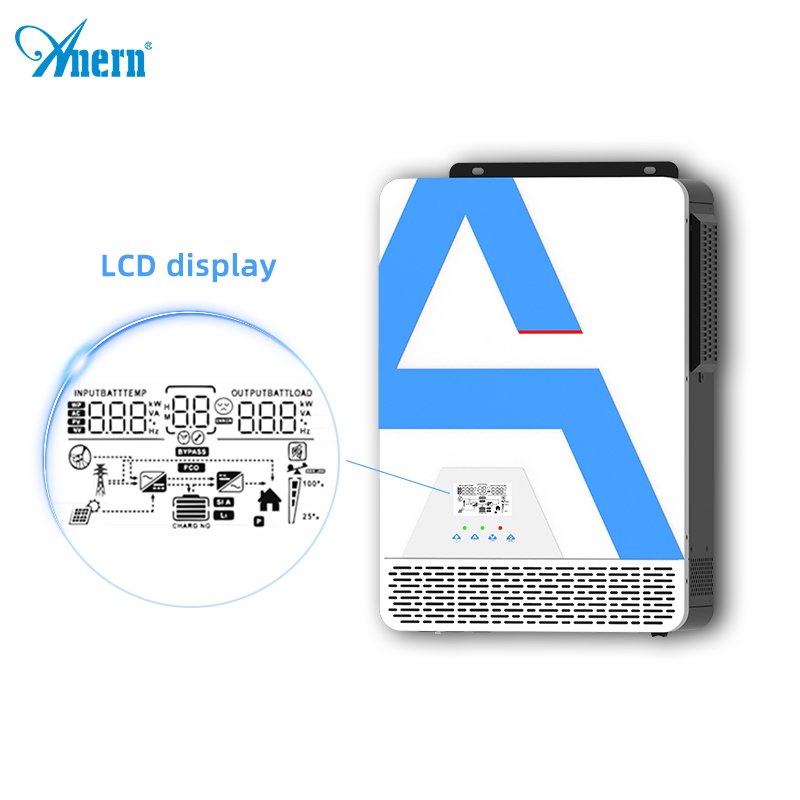 Guangzhou 48v dc 400v ac inverter hybrid solar inverter 2kw