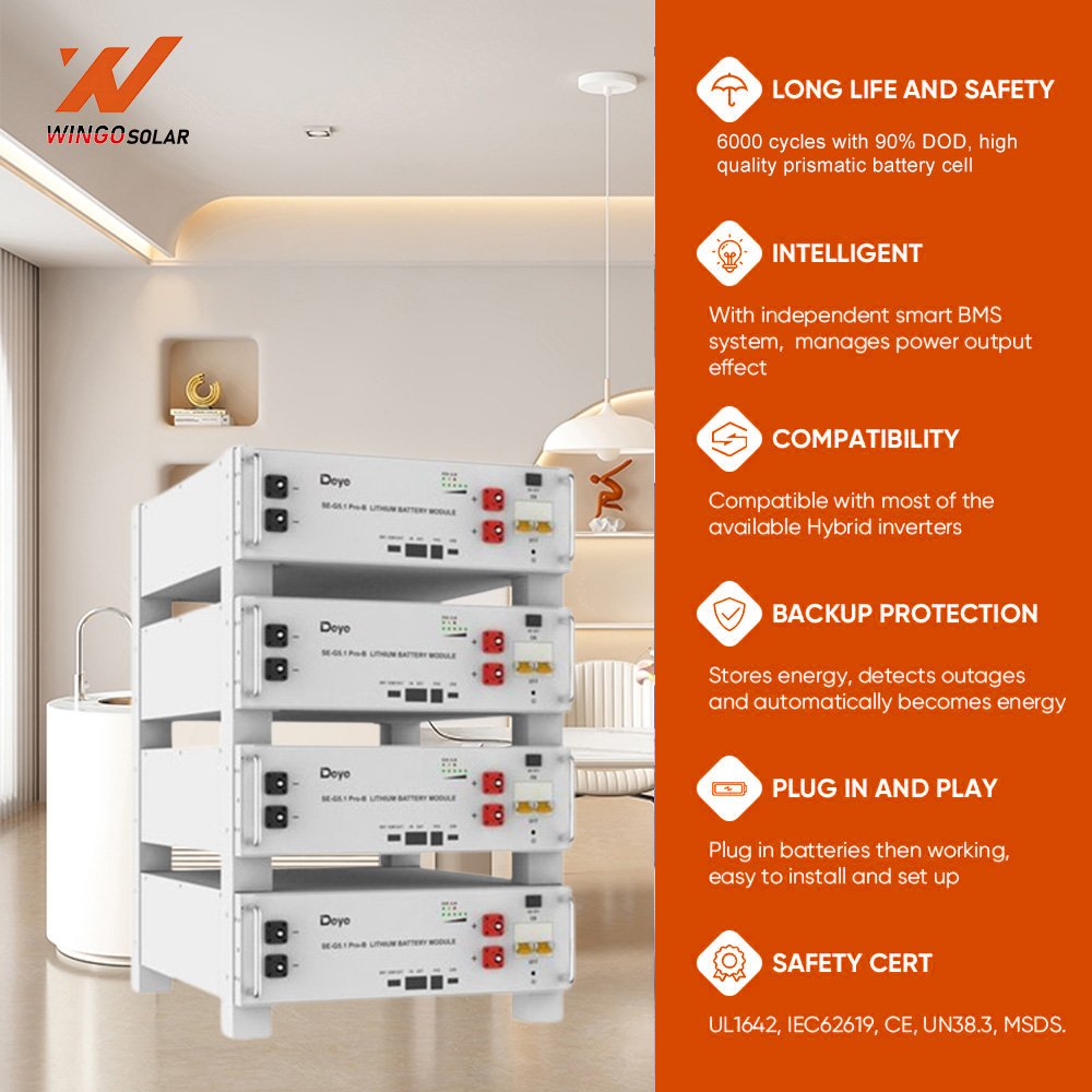 Home Use All in One Battery Energy Storage System BESS Deye 3 phase 10KW 12KW Hybrid Solar Inverter and 10kWh 20kWh Battery Set