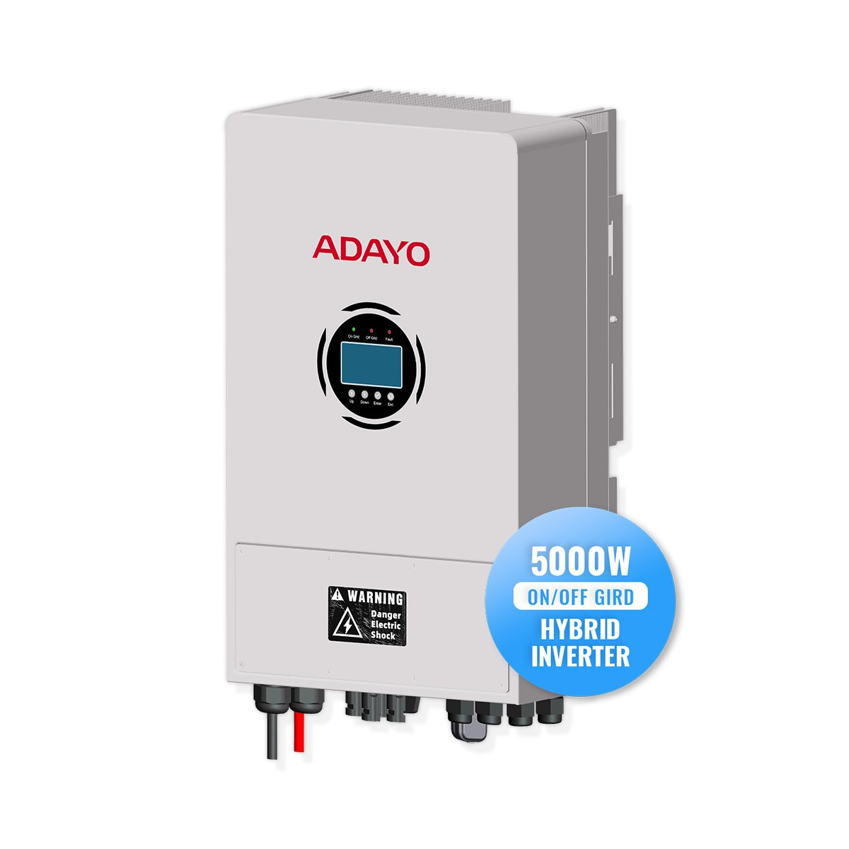 Solar Inverter 5KW 48V 5000 Watt Single Phase 5000w Hybrid Inverter Hybrid On Off Grid Inverter With Battery
