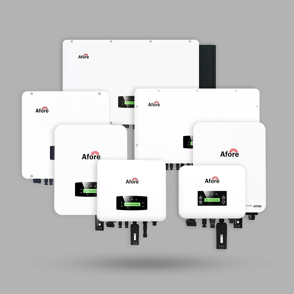 2024 New Afore Solar Inverter Series Hybrid Off Grid On Grid 1Kw 2Kw 3KW 10KW 20KW 30kw Single 3 Phase