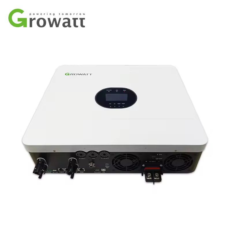 Growatt 5kw Off Grid Single Phase Invertor spf5000es Wholesale Price 5000W spf 5000 es Solar Inverter