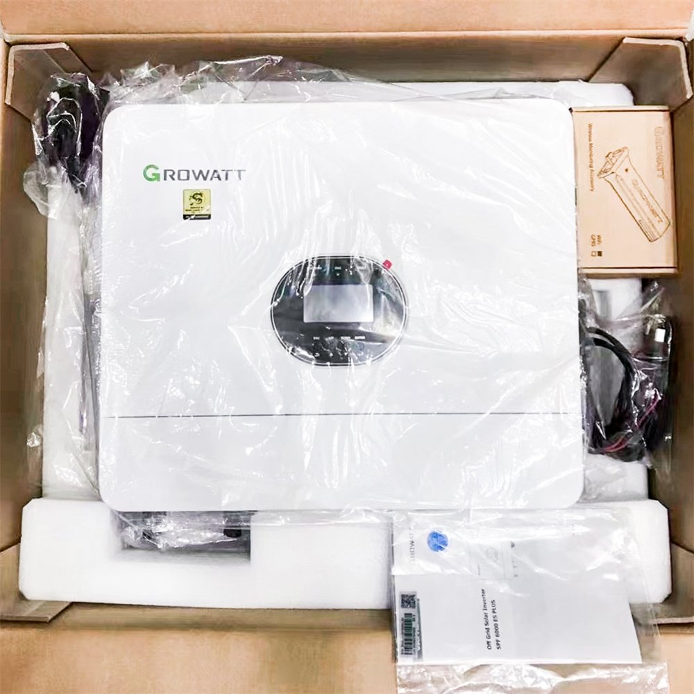 6KW 48V GROWATT SPF 6000 ES Plus 6000w Off Grid Solar Inverter for Complete Solar System