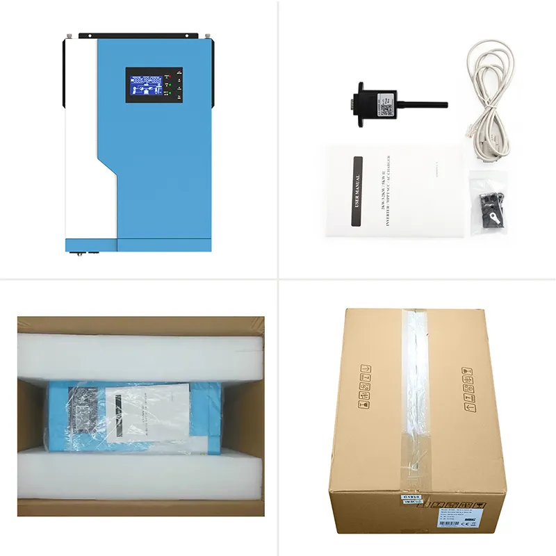 3Kw 5Kw 8Kw 10Kw Variable Frequency Inverter 24V 48V Hybrid Solar Inverter Pure Sine Wave Solar Inverter 12v 220v 5000w
