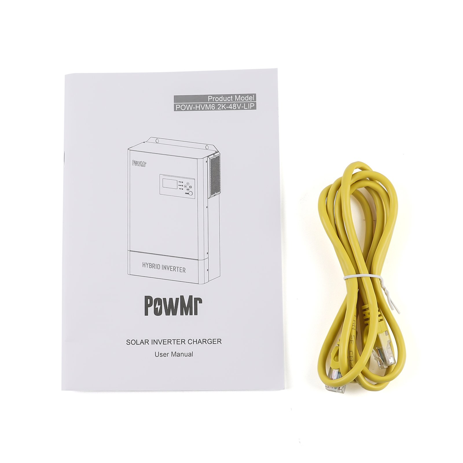 PowMr Pure Sine Wave 6.2KW 48V Hybrid Solar Inverter 220/230Vac Support Parallel up to 12 unit Hybrid Inverter