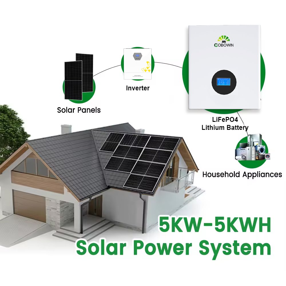 Home Energy Storage 5kwh 10kwh 100ah Lithium Powerwall Battery Wall Mounted 48v Lifepo4 Home Battery Solar Power Battery Storage
