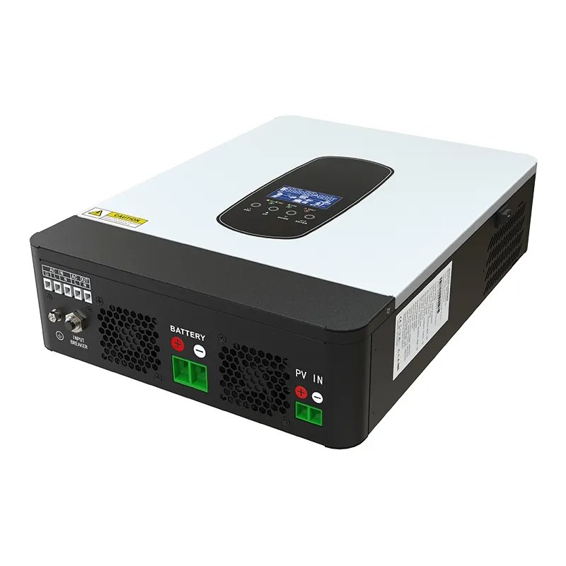 High quality 3000W high frequency off grid solar power inverter 24Vdc with 80A MPPT Charger 450V