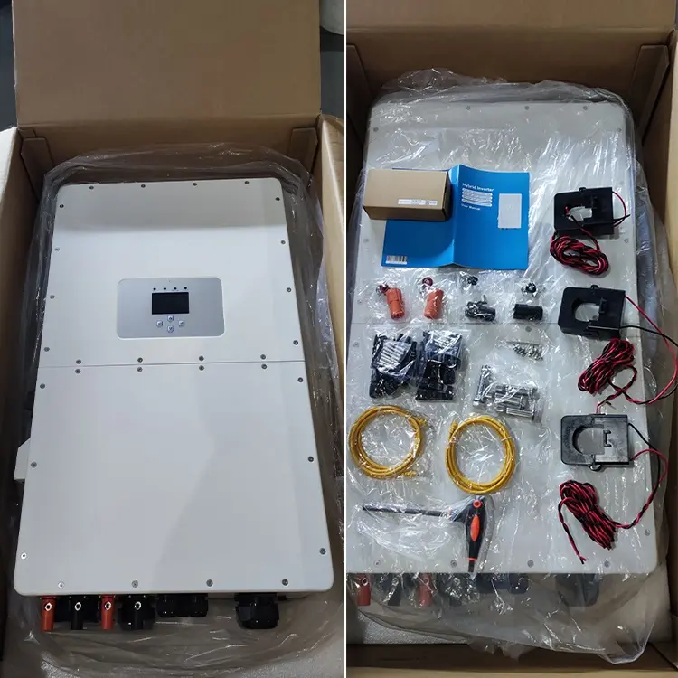 Deye hybrid inverter SUN-12K-SG04LP3-EU 12KW 10kw 30kw pv panels solar inverter for solar energy system