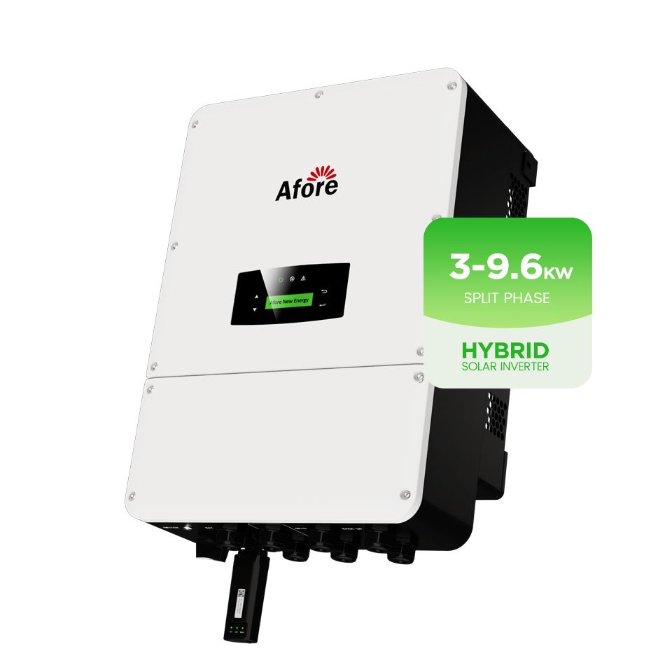 Good Efficiency Chinese Inverter Manufacturer 6kw 6000W Split Phase Hybrid Solar Inverter