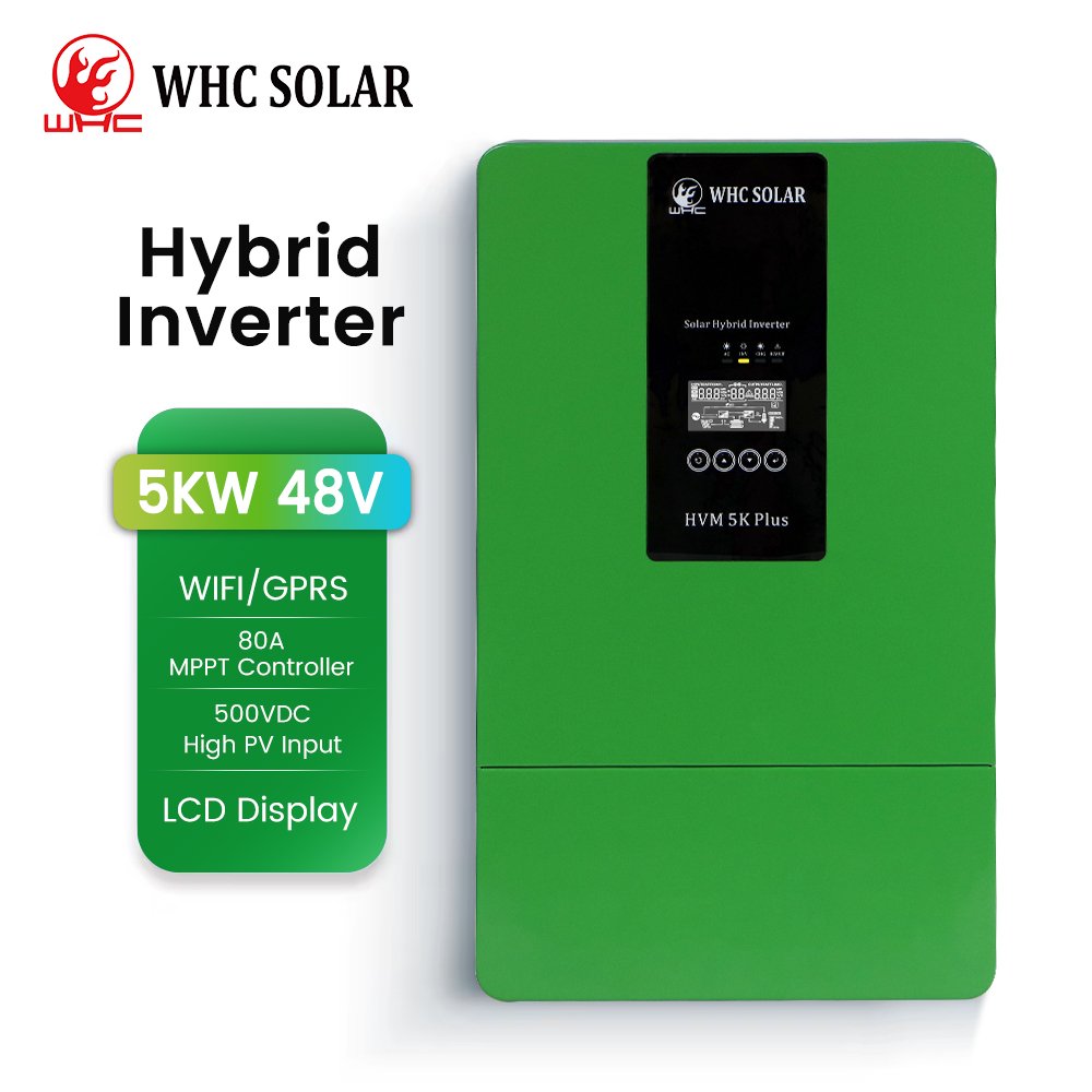 WHC 5KW WHC SOLAR HVM Inverter 3.6kw Solar Inverter For Solar Power System Hybrid Solar Inverter