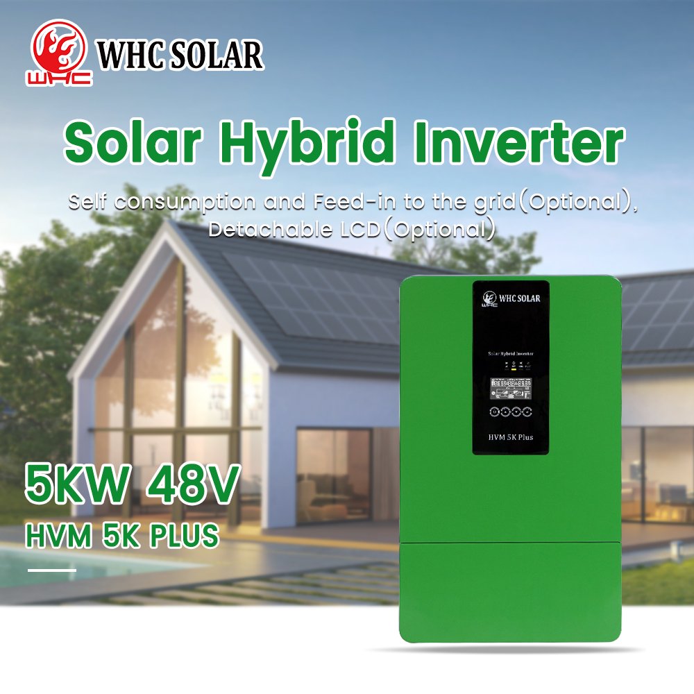 WHC 5KW WHC SOLAR HVM Inverter 3.6kw Solar Inverter For Solar Power System Hybrid Solar Inverter