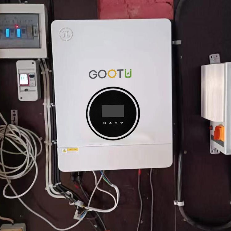 GOOTU Dual Output Smart Wifi Monitor 4KW 6KW 7KW 8KW 9KW Hybrid Solar Inverter WIth MPPT Solar Charge Controller