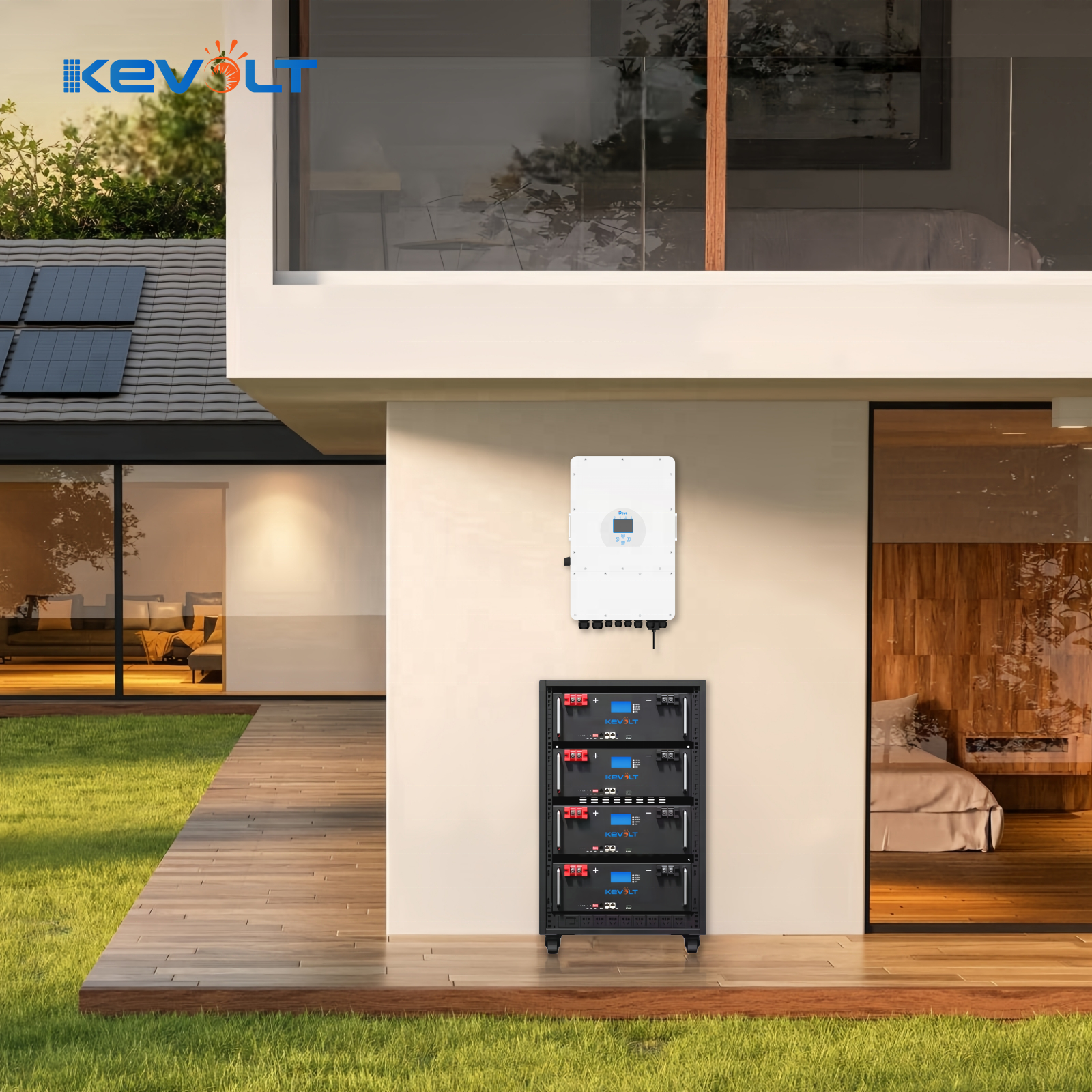 Hybrid Solar System 5kW To 40kW Solar Panels With Battery And Inverter Panneau Solaire Kit Complet Solar Energy System