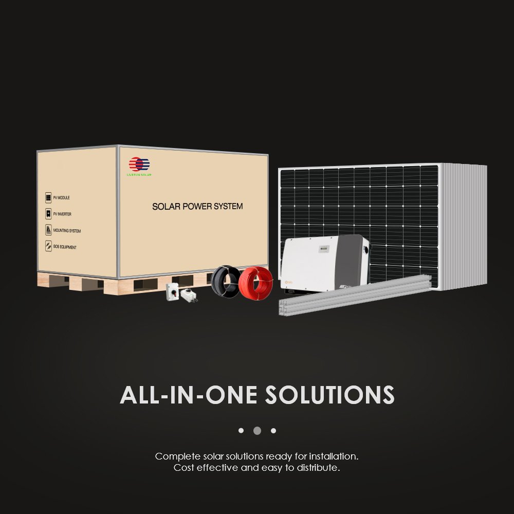 Commercial 250KW 300KW 400KW 500KW 1MW complete on grid solar power energy system