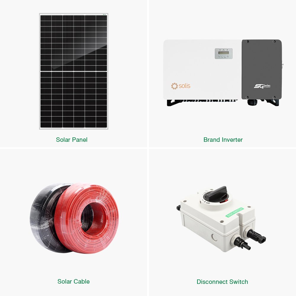 Commercial 250KW 300KW 400KW 500KW 1MW complete on grid solar power energy system