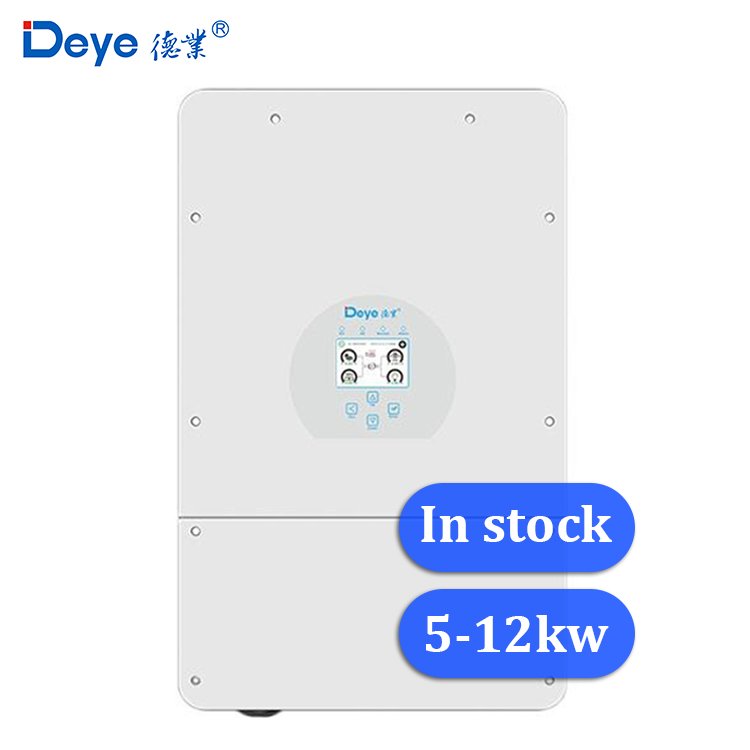 12kw Deye hybrid inverter 8kw solar inverter power charger system single phase 10kw 3 phase inverter solar