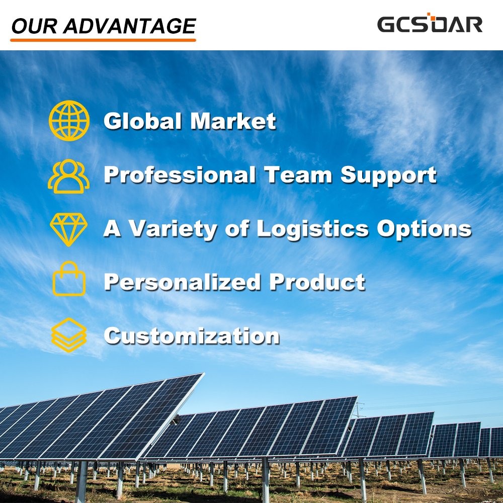 GCSOAR 3600W Pure Sine Wave Off Grid 3.6KW Hybrid Solar Inverter 24V 120A MPPT Solar Charger Can Working Without Battery