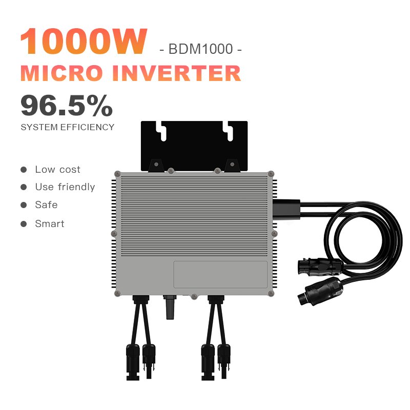 NEP 1000W Micro Solar Inverter Dc To Ac IP66 Home Microinverter For Balcony Photovoltaic Solar Panel System