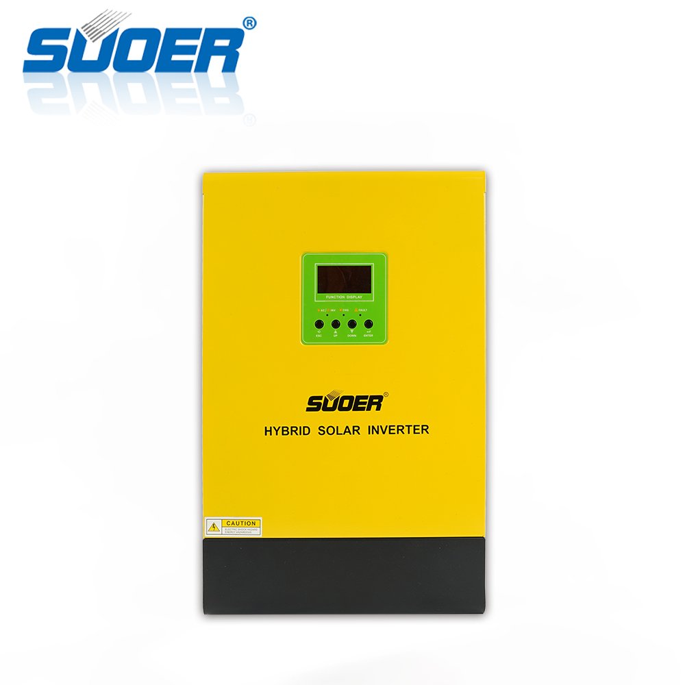 Suoer 48V 230V 5000 watt 5kw parallel function off grid power inverter hybrid inverter with MPPT solar charge controller