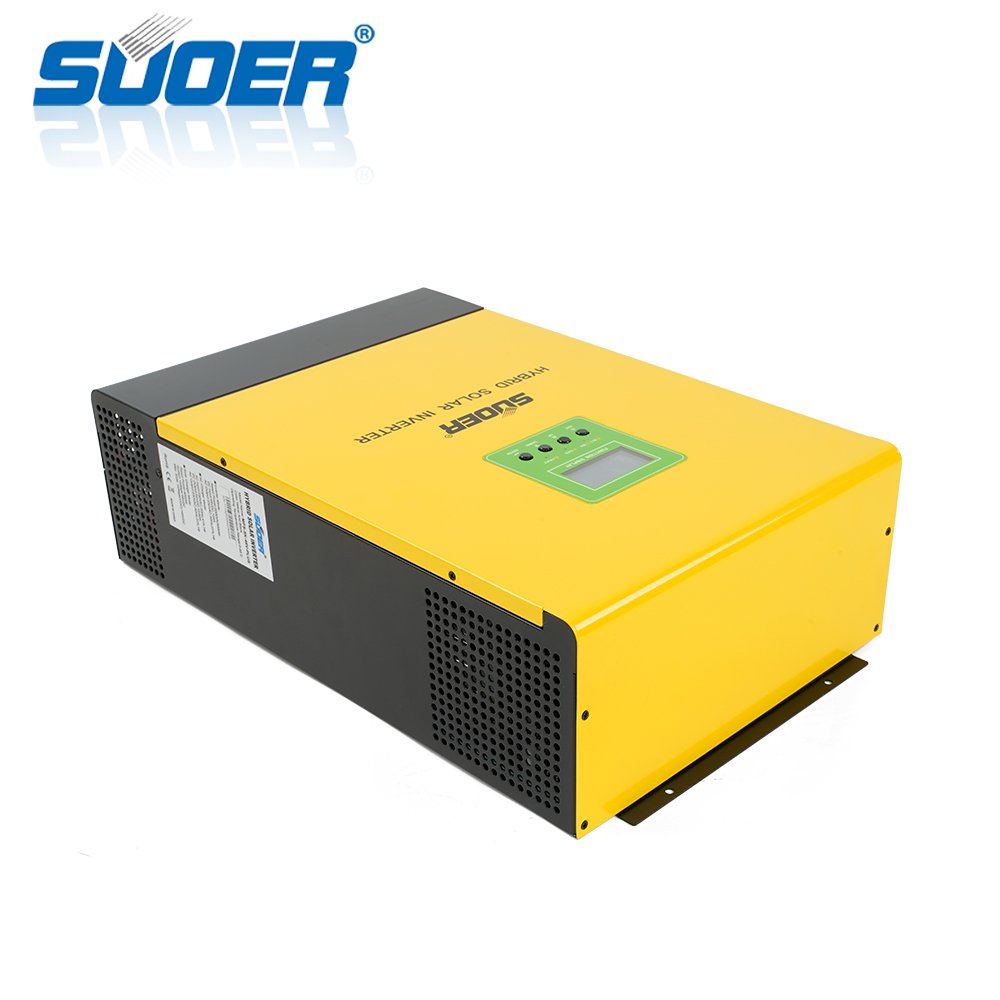 Suoer 48V 230V 5000 watt 5kw parallel function off grid power inverter hybrid inverter with MPPT solar charge controller