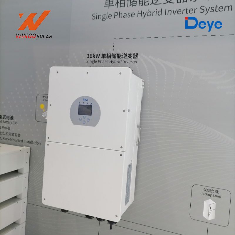 Deye Single Phase 3kW 3.6kW 5kW 6kW 8kW 10kW 12kW 14kW 16kW 48V Hybrid Inverter Solar Inverter With Wifi DDP to UA