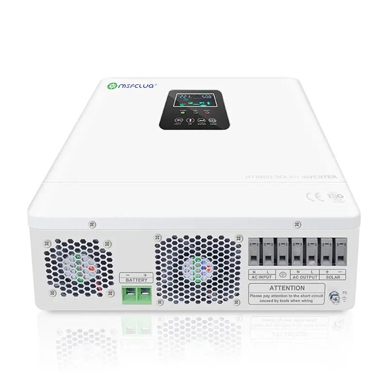 110V 220V Adjustable output voltage 3KW 5KW solar inverter 24V 48V DC/DC DC/AC 3000w 5000w Mppt Solar Hybrid Inverter