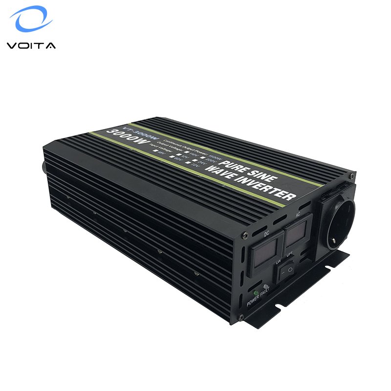 48V 60V to AC220V Pure Sine Wave 3000W Peak Power Car Solar Inverter Rated 1500W for Home Use RV