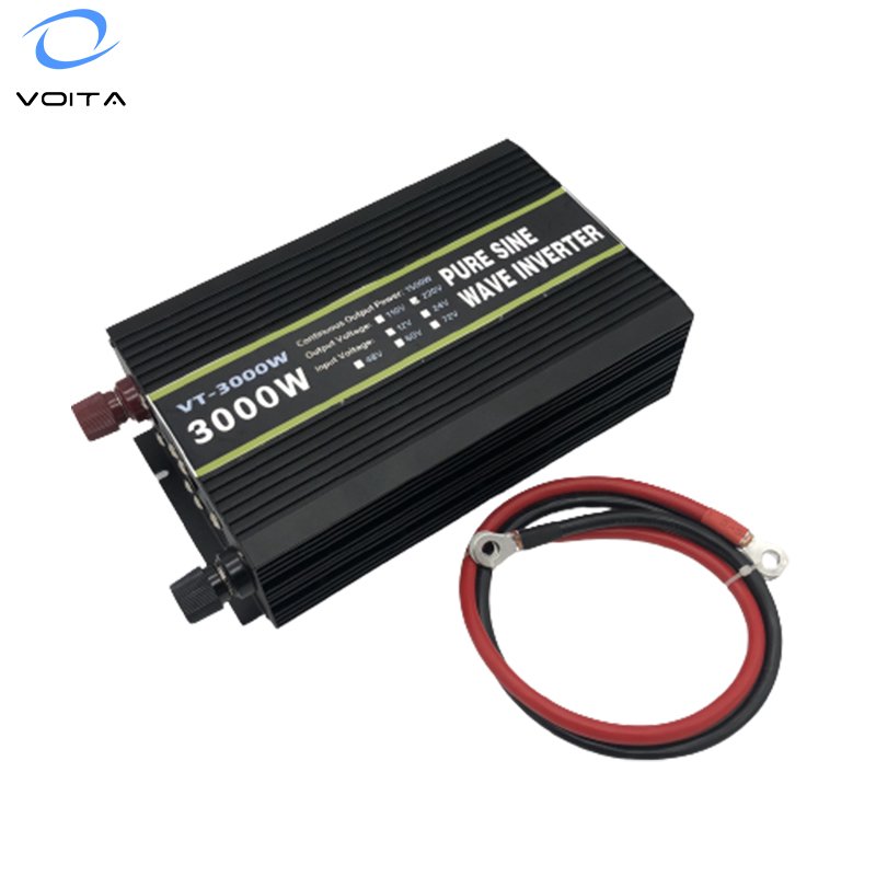 48V 60V to AC220V Pure Sine Wave 3000W Peak Power Car Solar Inverter Rated 1500W for Home Use RV