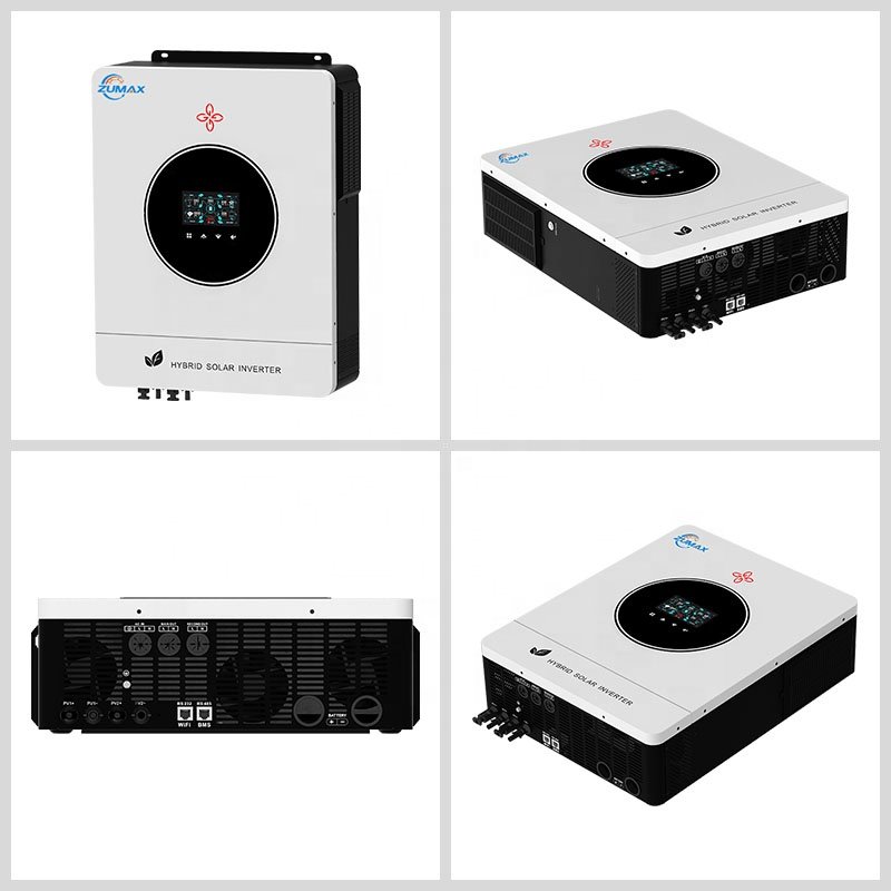 Zumax 8.2KW 10KW 48V Pure Sine Wave Hybrid Inverter MPPT Off Grid 10.2kw Solar Inverter For Solar Energy System
