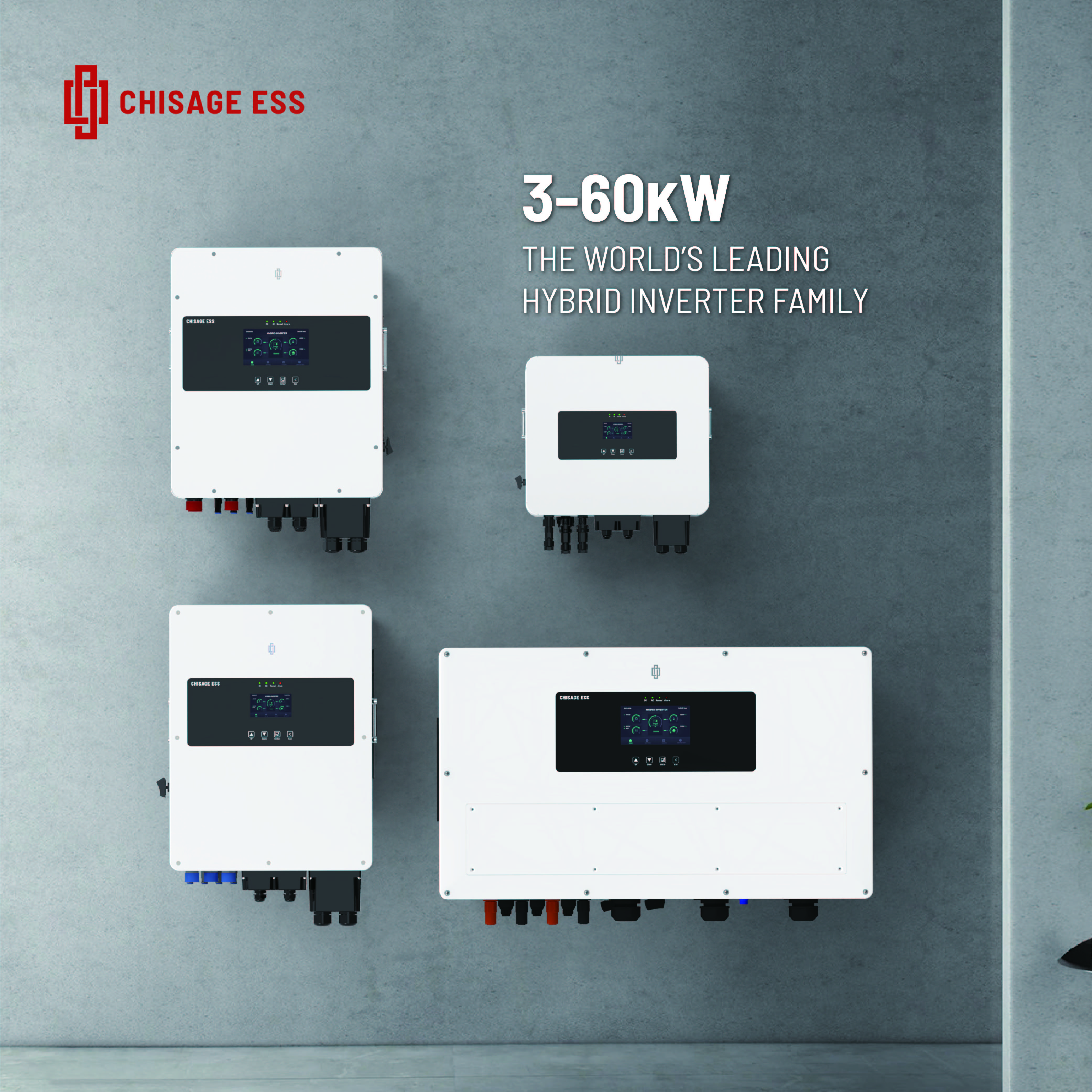 On and Off Grid 5kw 48V Low Frequency Hybrid Solar Power Inverter with Dual MPPT Charger Controller for Home