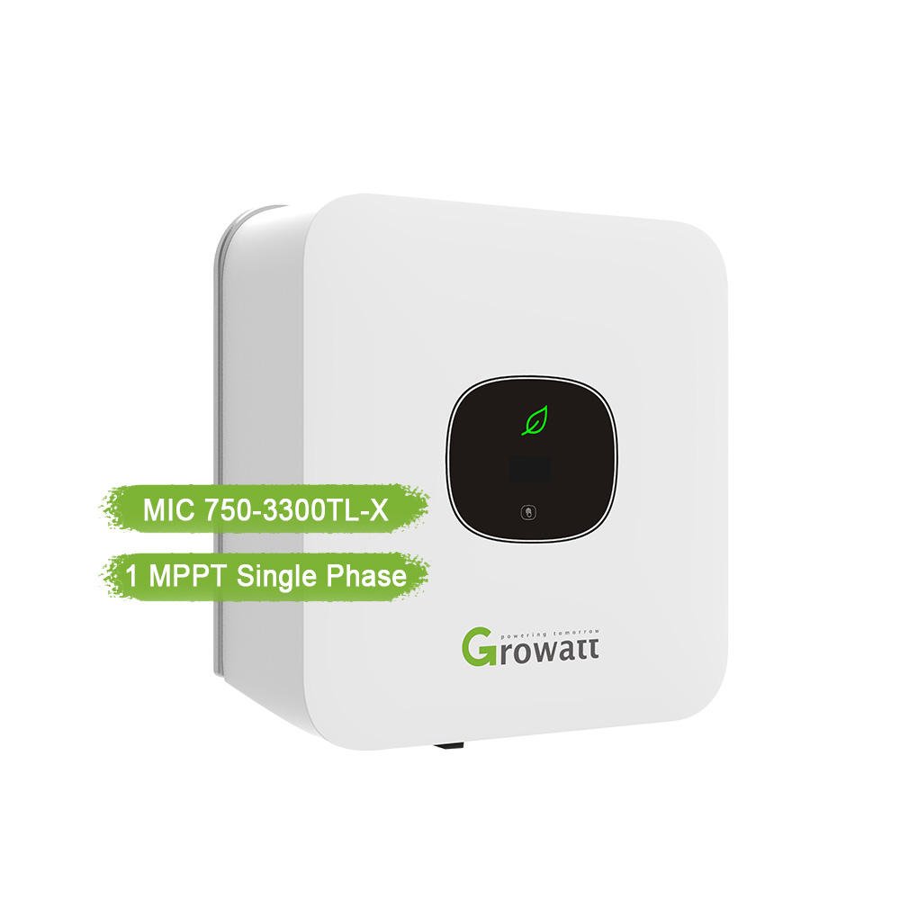 Growatt Eu Version Mic 750-3300tl-x Solar Power Inverter 750w on Grid Single Phase Inverter Growatt MIC 750TL-X